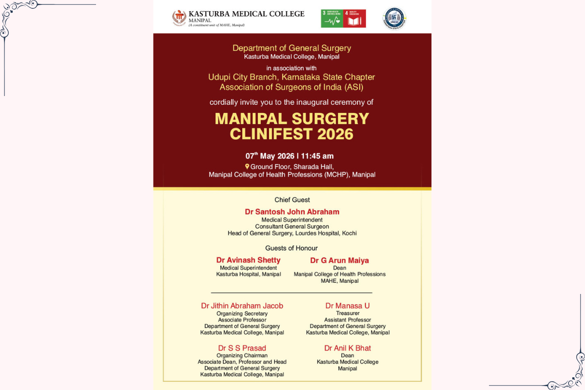 Manipal Surgery Clinifest 2026  