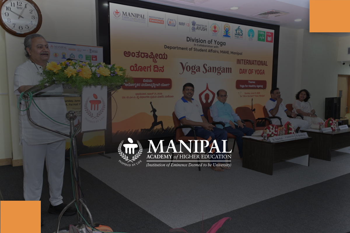 MAHE Marks International Day of Yoga, Advocates Yoga for Healthy Ageing