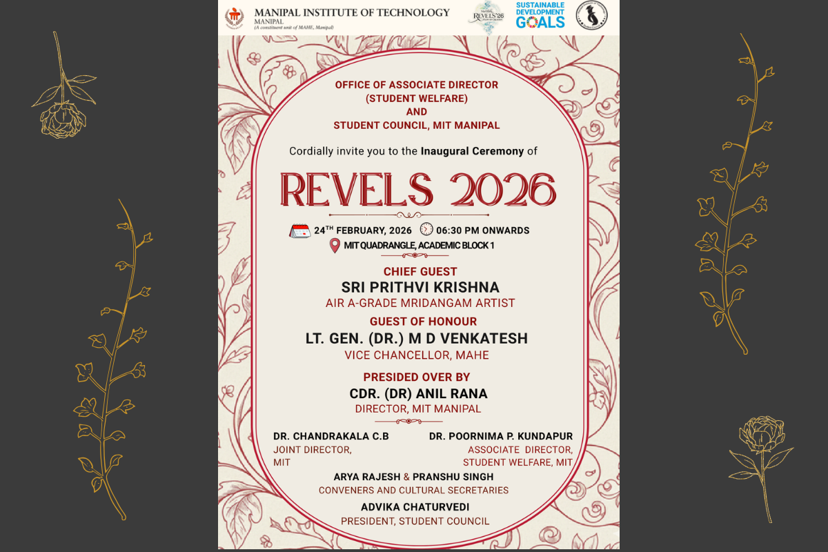 Revels ’26, the annual cultural festival of MIT Manipal,